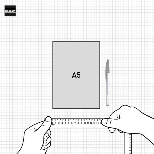 Cuaderno Nexo tapa blanda A5 dotted rosa Finocam