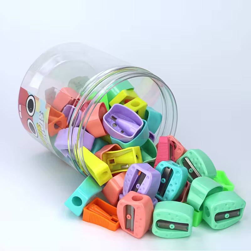 Sacapuntas plásticos colores surtidos