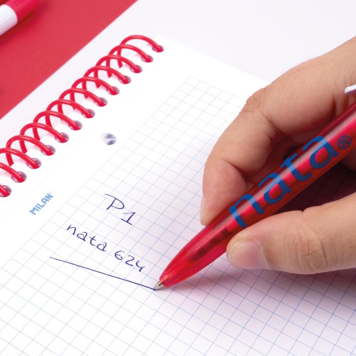 bolígrafo P1 MILAN nata® 624, tinta azul