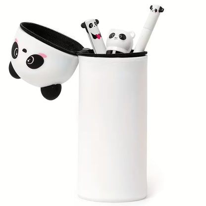 Estuche de silicona Kawaii 2 en 1 Panda