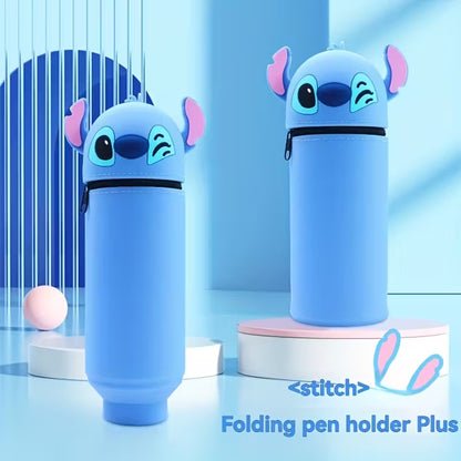 Estuche de silicona Kawaii 2 en 1 Stitch