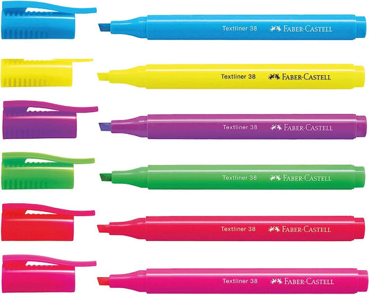 Rotulador Faber Castell fluorescente Textliner 38