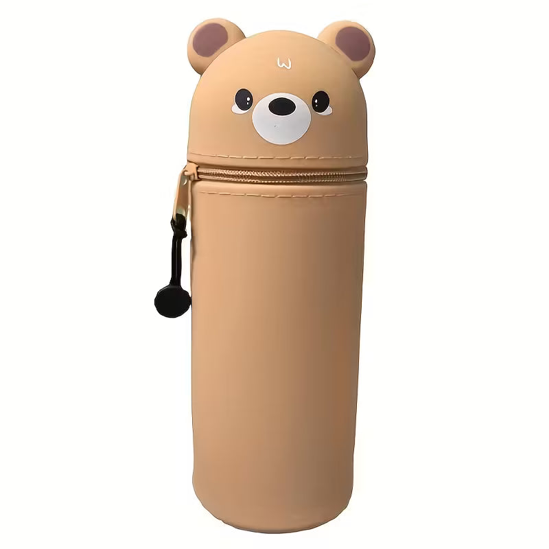 Estuche de silicona Kawaii 2 en 1 Bear