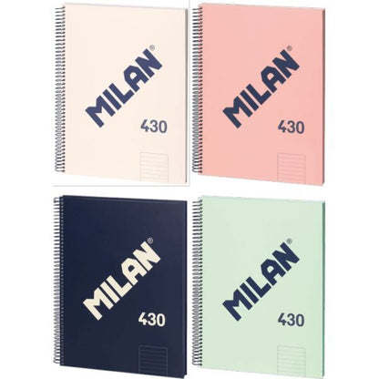 Libreta Milan 430 A4 80h 5x5 95gr