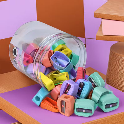 Sacapuntas plásticos colores surtidos