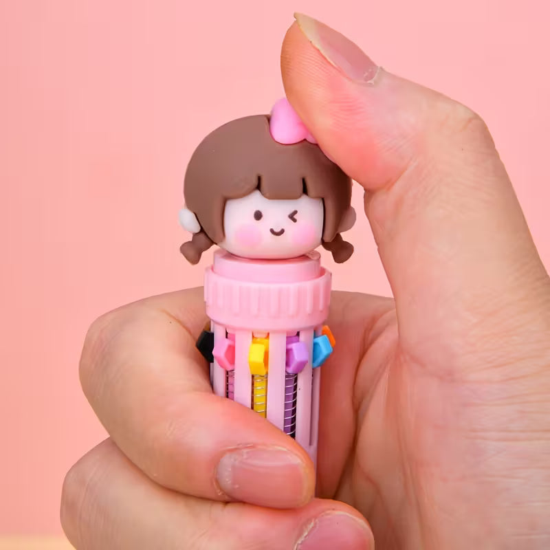 Bolígrafo 10 colores