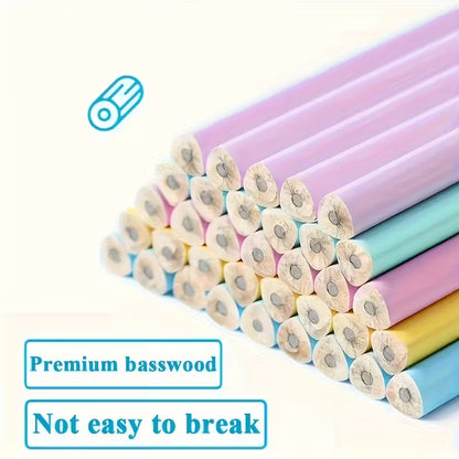 Lápiz grafito colores pastel