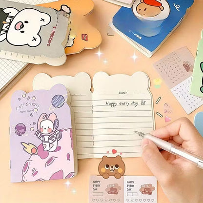 Cuadernillo A6 grapado Kawaii