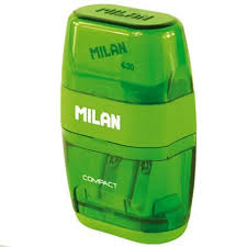 Sacapuntas con borrador Milan Compact