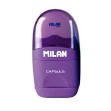 Sacapuntas con goma Milan Capsule