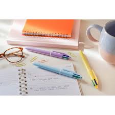 BOLIGRAFO de 4 COLORES BIC PASTEL