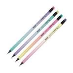 Lápices de grafito Milan Sunset hb madera negra de tilo