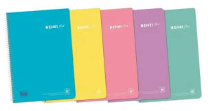 CUADERNO ENRI Fº 80HJ 4X4 90GR PASTEL