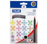 Rotuladores Milan Brush Tip 10 Unidades