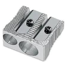 Sacapuntas metálico doble