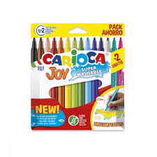 Rotuladores Carioca Joy, 12 uds+2