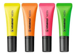 Rotulador Stabilo fluorescente 72 amarillo neon