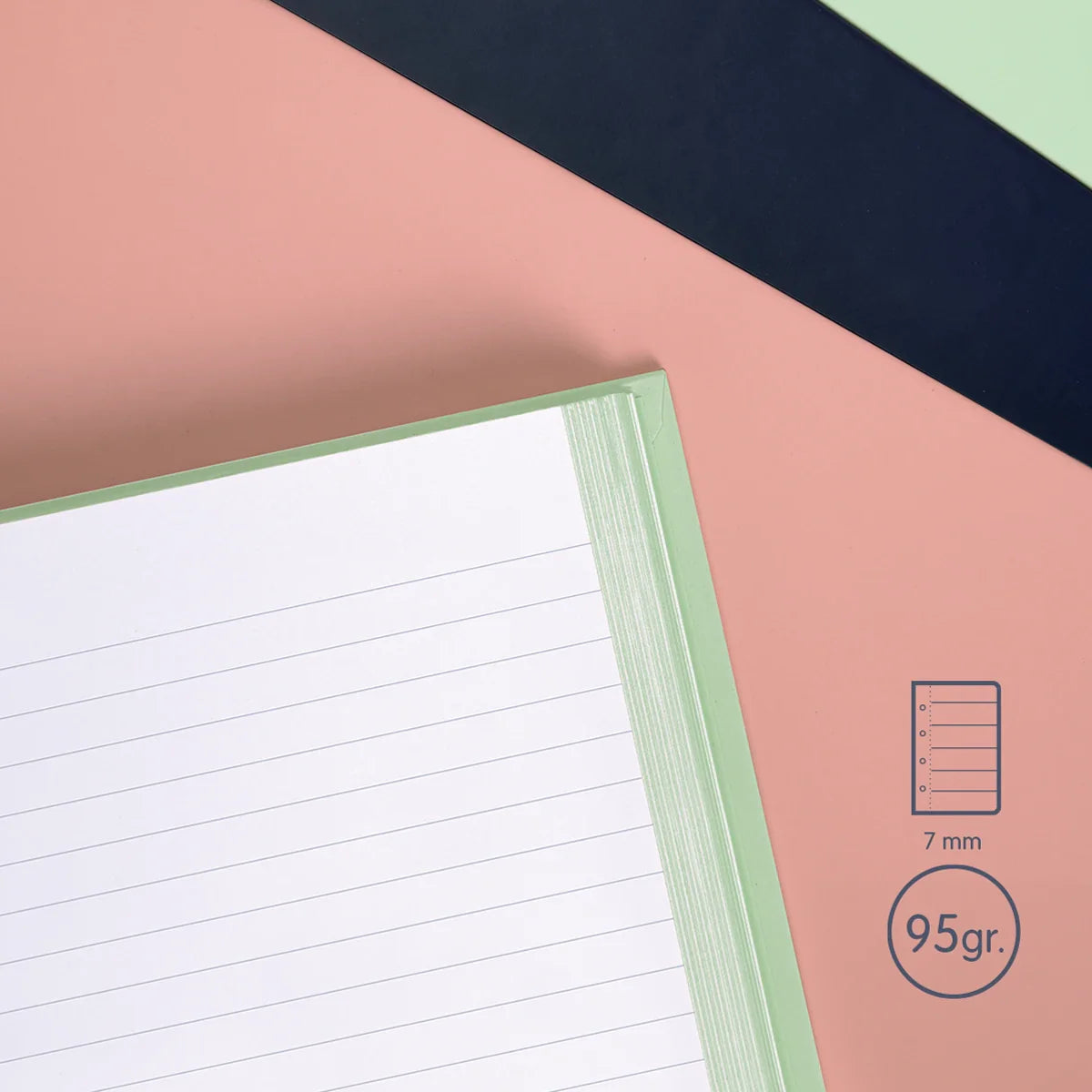 Libreta Milan 430 A4 80h 5x5 95gr