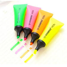 Rotulador Stabilo fluorescente 72 amarillo neon