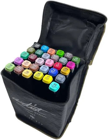 Estuche 30 Rotuladores Alex Bog Professional Doble Punta